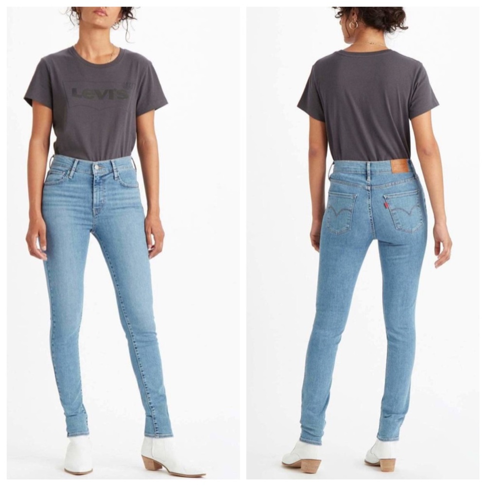 Levi’s 720 High Rise Super Skinny In Velocity Squared Wash New